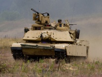Para głównych czołgów uczestników zagranicznych, M1 Abrams i Leopard 2, po raz pierwszy